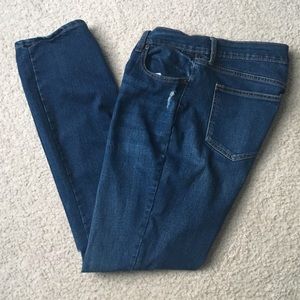 Old Navy Sweetheart Blue Distressed Jeans size 14